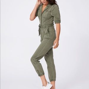 Paige - Mayslie Jumpsuit - Vintage Ivy Green